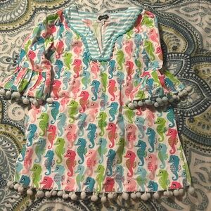 Seahorse Mud Pie Cover Up